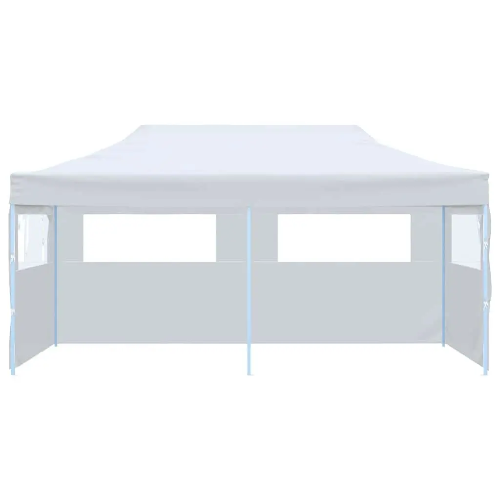 Folding Party Tent White 3x6m Outdoor Canopy with Removable Sidewalls