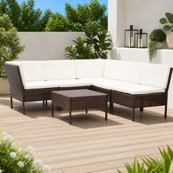 6-Piece Outdoor Lounge Set