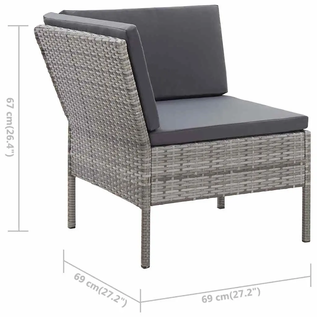 Garden Lounge Set with Cushions