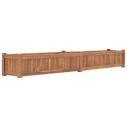 Compact Brown Solid Wood Raised Garden Bed for Your Home