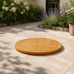 Your Ideal Round Teak Wood Table Top for Dining Spaces