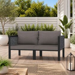2-Seater Outdoor Sofa - Short and Sturdy