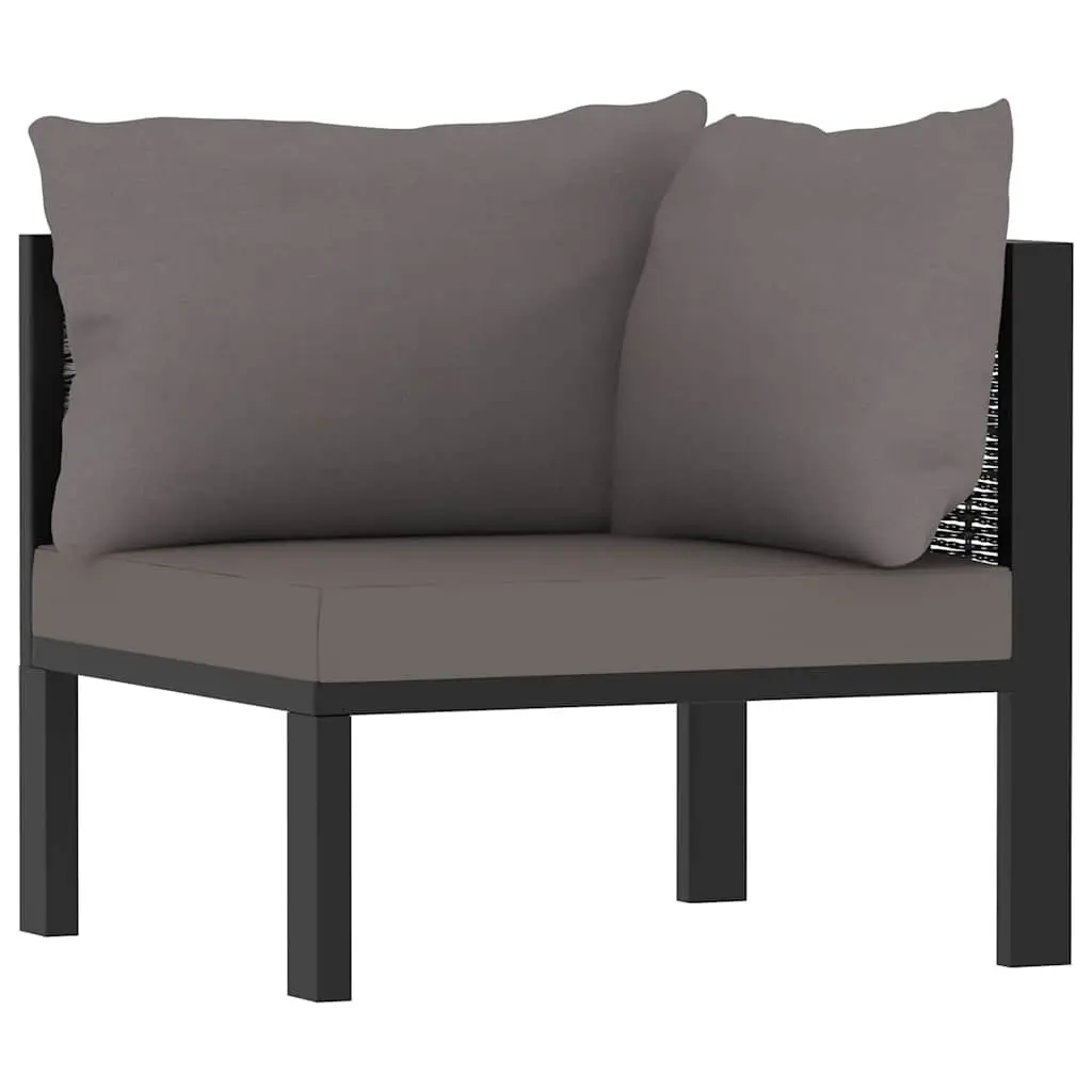 Garden Lounge Set 8 Piece Outdoor Patio Furniture Poly Rattan with Cushions