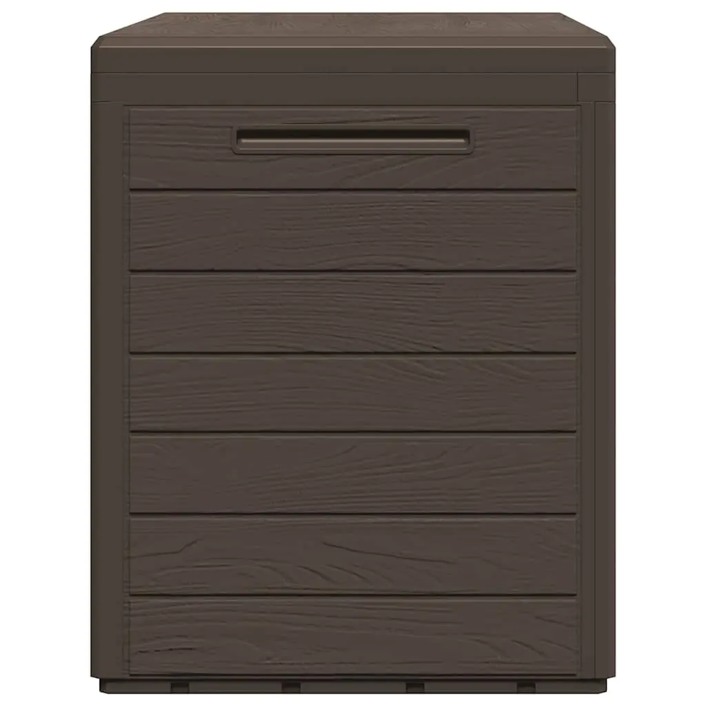 Garden Storage Box Brown Outdoor Patio Furniture Deck Tool Container 78x44x55cm