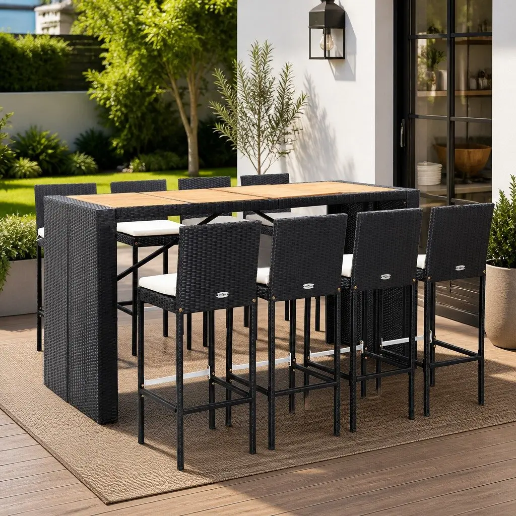 9-Piece Outdoor Bar Set