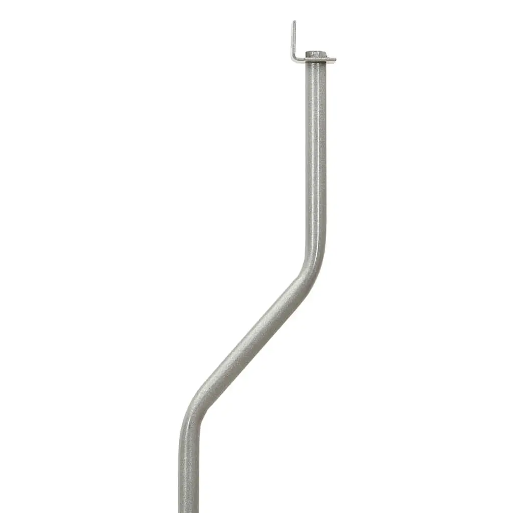 Speaker Stand Pair Adjustable Height Silver Audio Studio Home System Mount