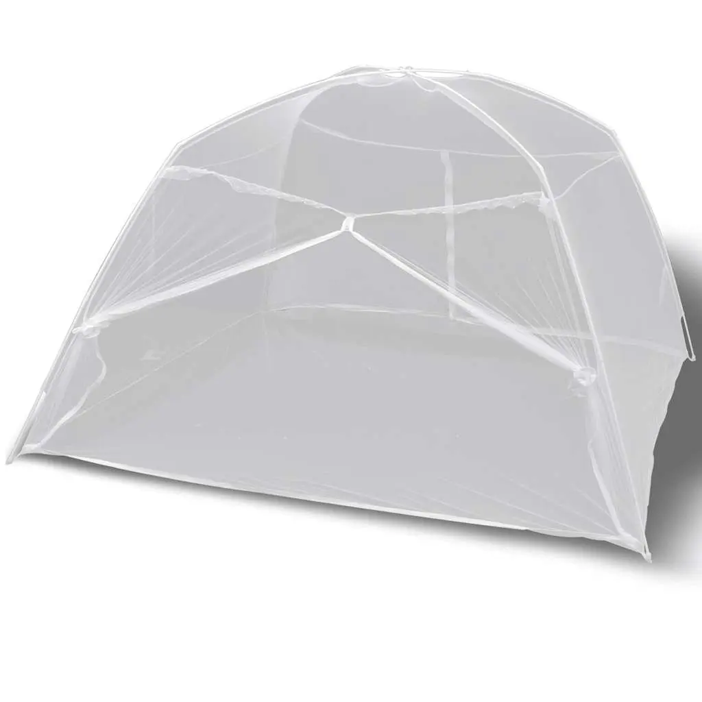 Mongolian Yurt Mosquito Net Black 200x120x130cm 2 Door Insect Screen