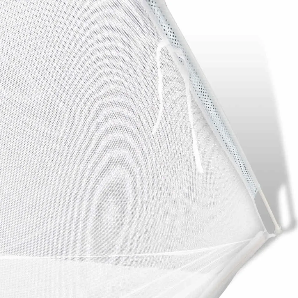 Mongolian Yurt Mosquito Net Black 200x120x130cm 2 Door Insect Screen
