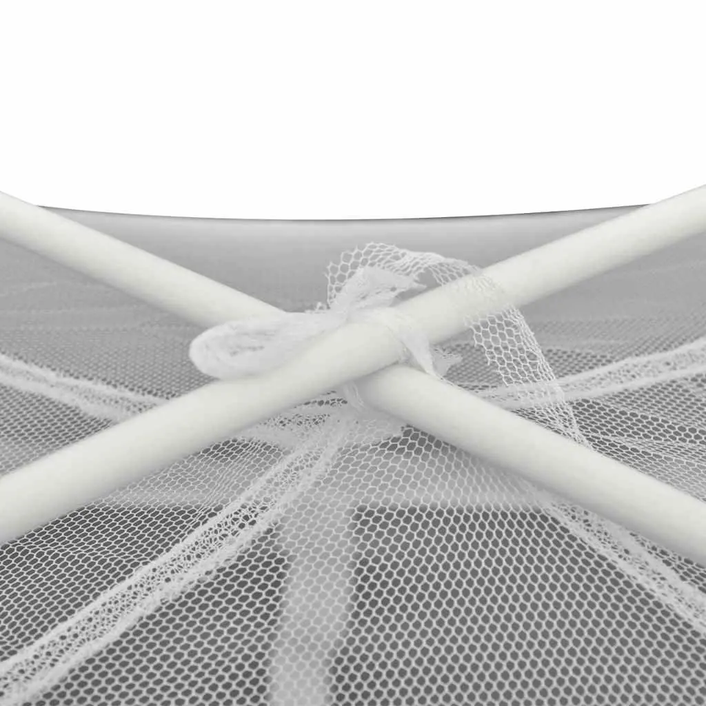 Mongolian Yurt Mosquito Net Black 200x120x130cm 2 Door Insect Screen