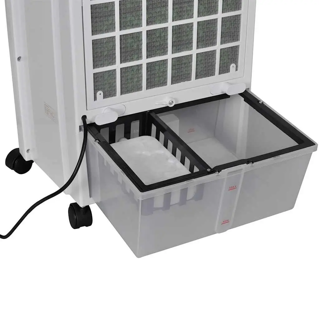 Portable Evaporative Air Cooler White 8L Humidifier Purifier