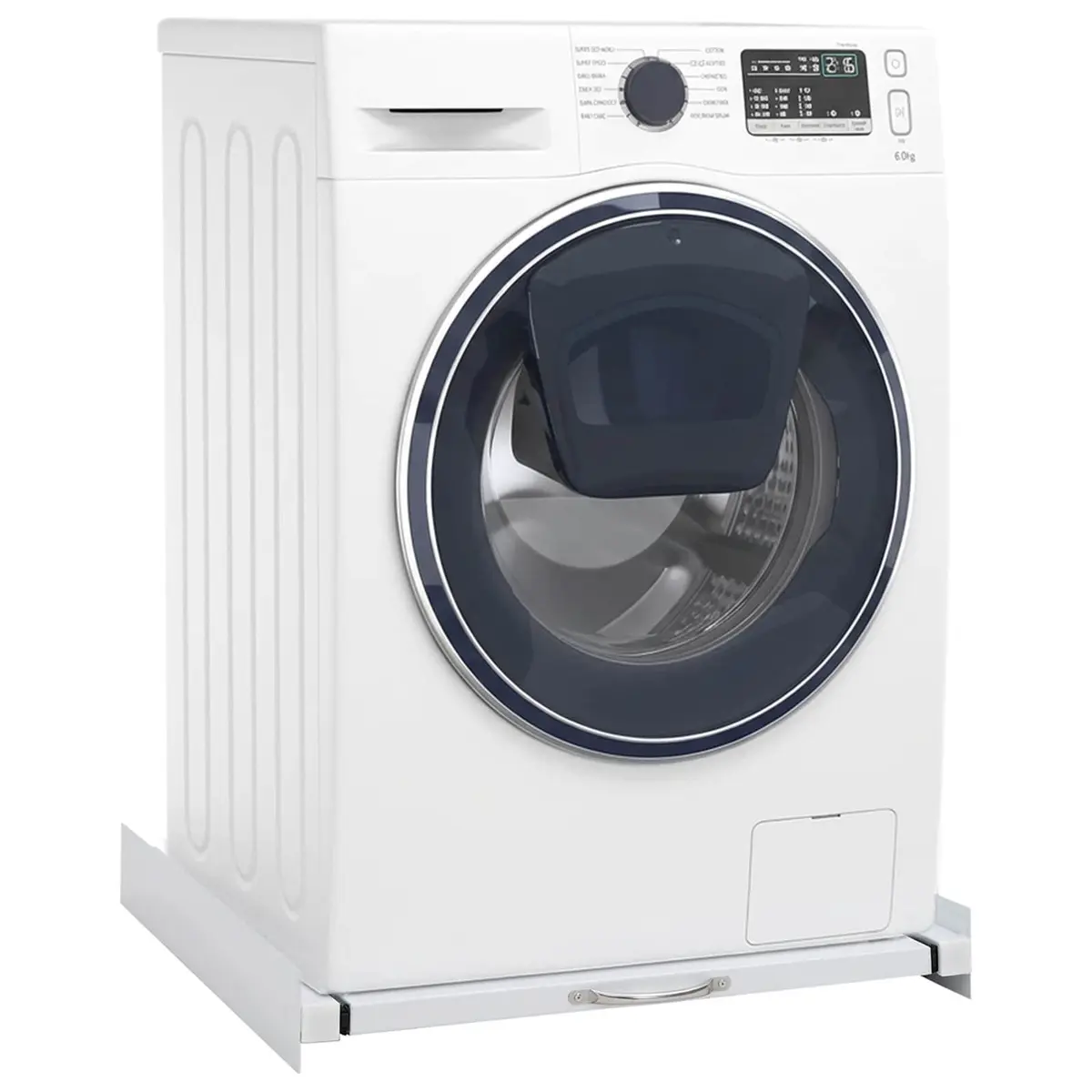 Washing Machine Stacking Kit with Pull-Out Shelf Universal Washer Dryer Column