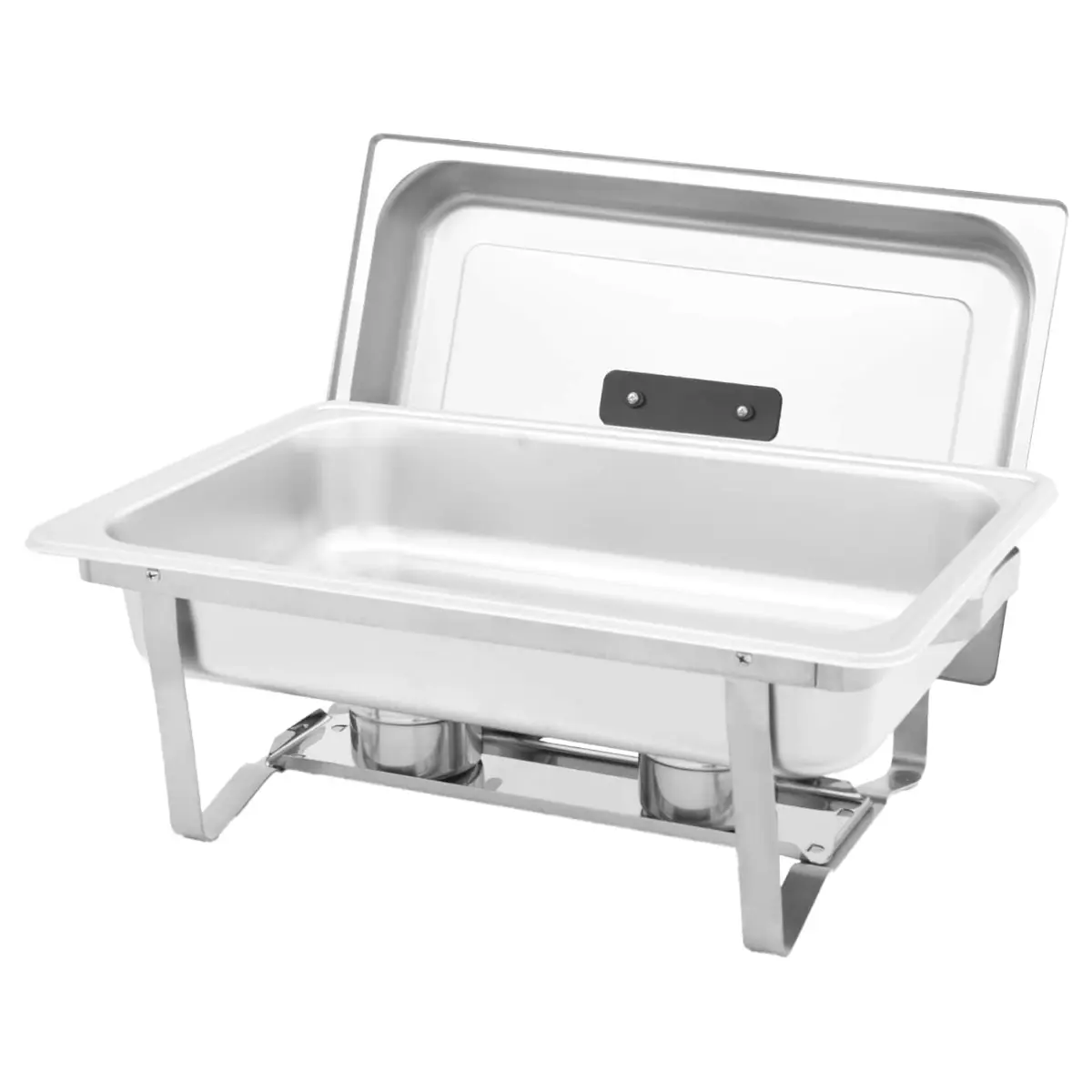 Chafing Dish Set Silver 3 Piece Stainless Steel Food Warmer Gastronorm Catering