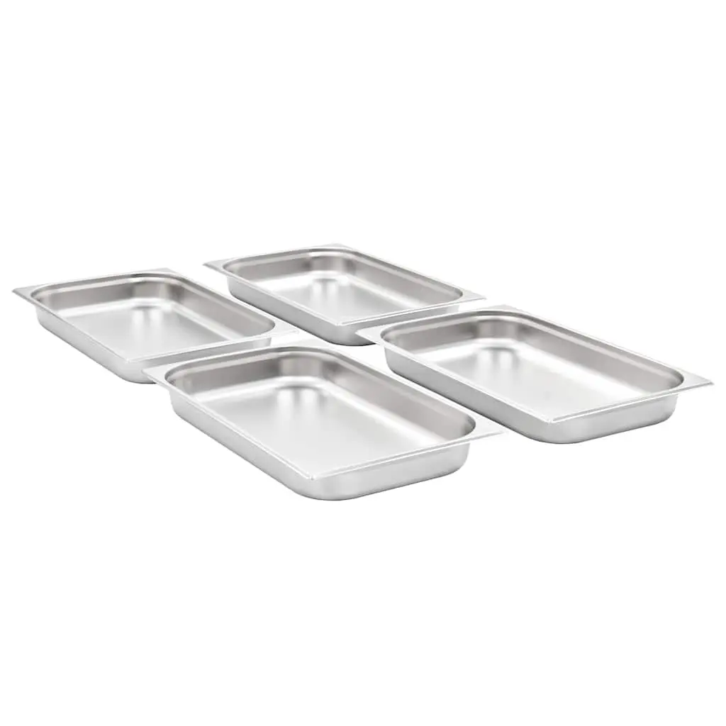 Stackable Gastronorm Containers in 4 pcs Set