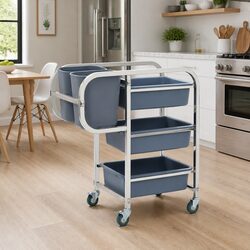 Compact Kitchen Trolley for Easy Organization
