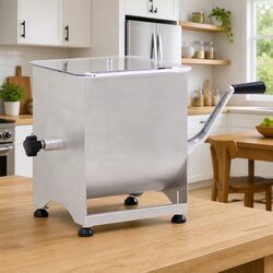 Concise Manual Meat Mixer with Gear Box Features