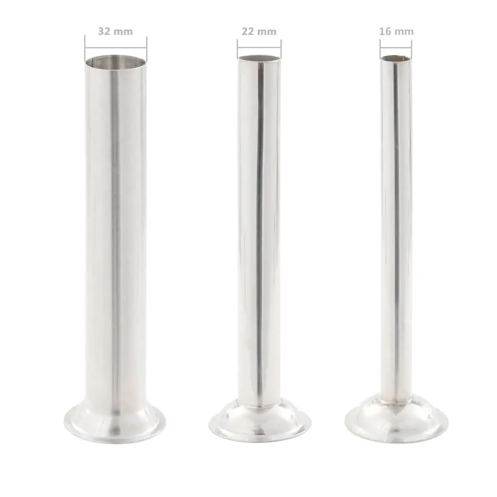 Manual Sausage Stuffer Stainless Steel 5L Hand Crank Tiltable Hopper
