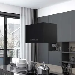 Compact 55 cm Island Range Hood with Modern Features