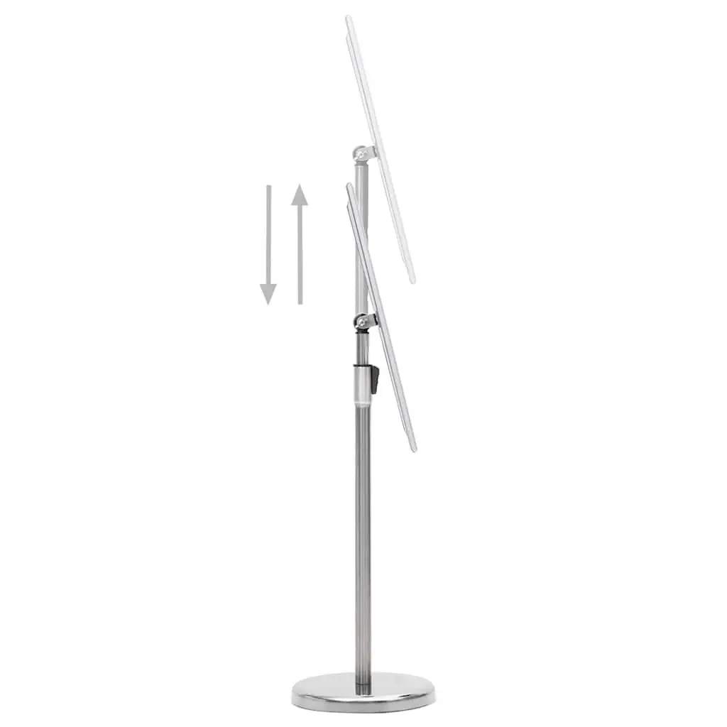 A4 Poster Stand Silver Floor Display Stand Adjustable Lightweight Aluminium Alloy
