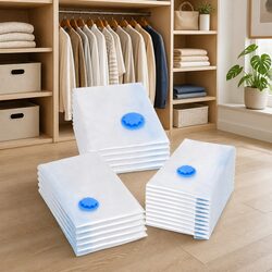 Compact Vacuum Bags for Storage & Travel - 20pcs Included