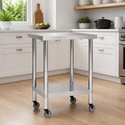 Stainless Steel Kitchen Work Table with Mobility