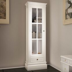 White Wooden Bookcase with Elegant Storage Solution