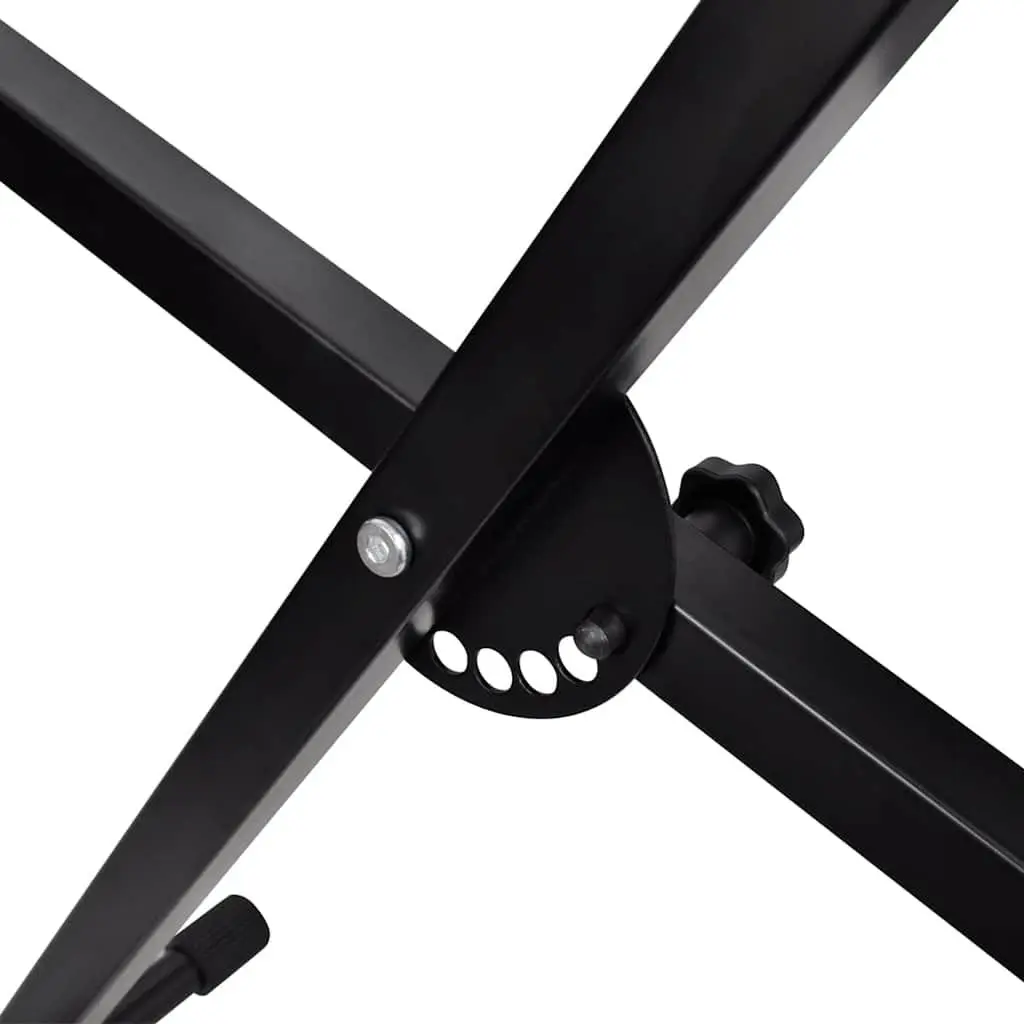 Adjustable X-Frame Keyboard Stand Single Braced Heavy Duty Music Performance