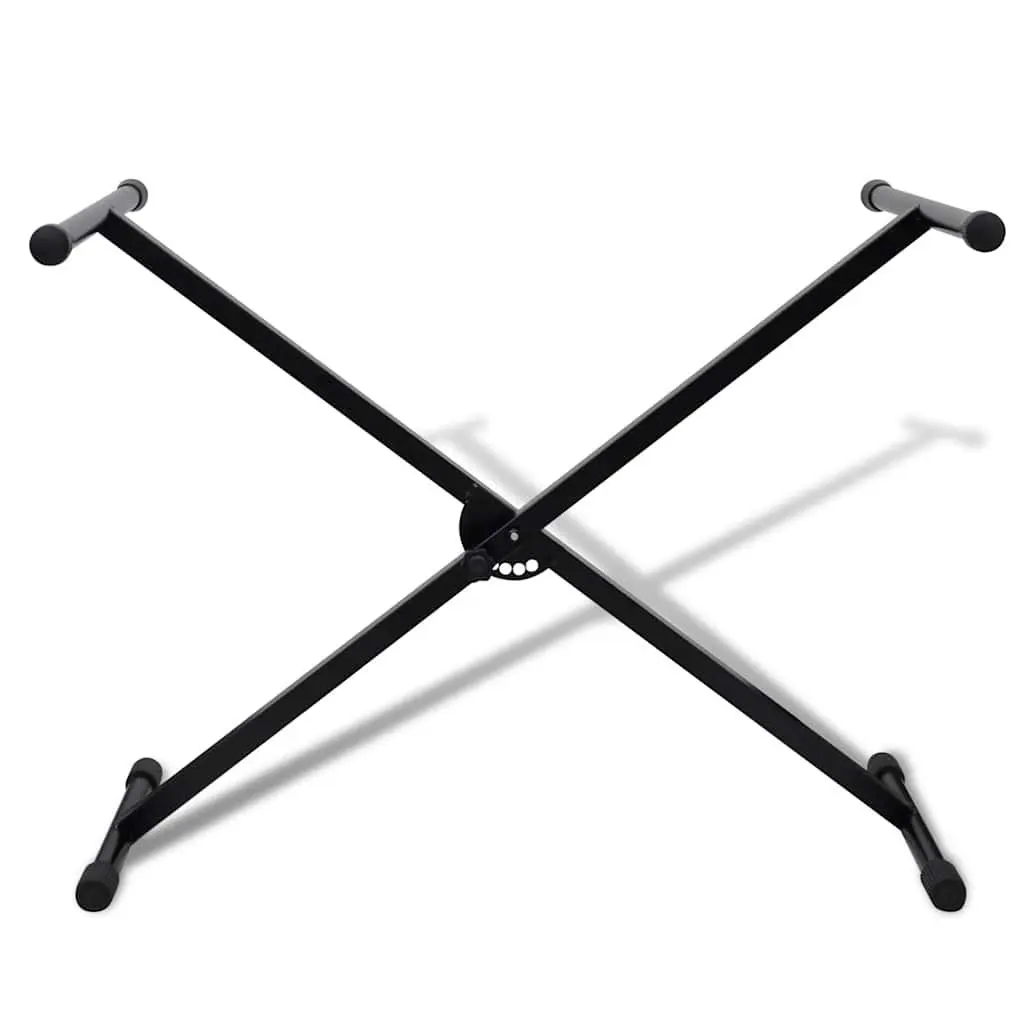 Adjustable X-Frame Keyboard Stand Single Braced Heavy Duty Music Performance