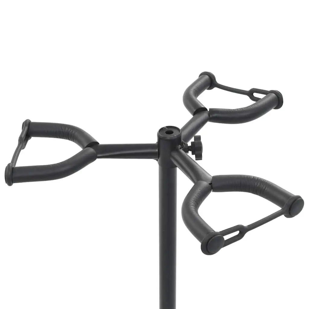 Guitar Stand Tripod Black Adjustable Height Foam Neck Support