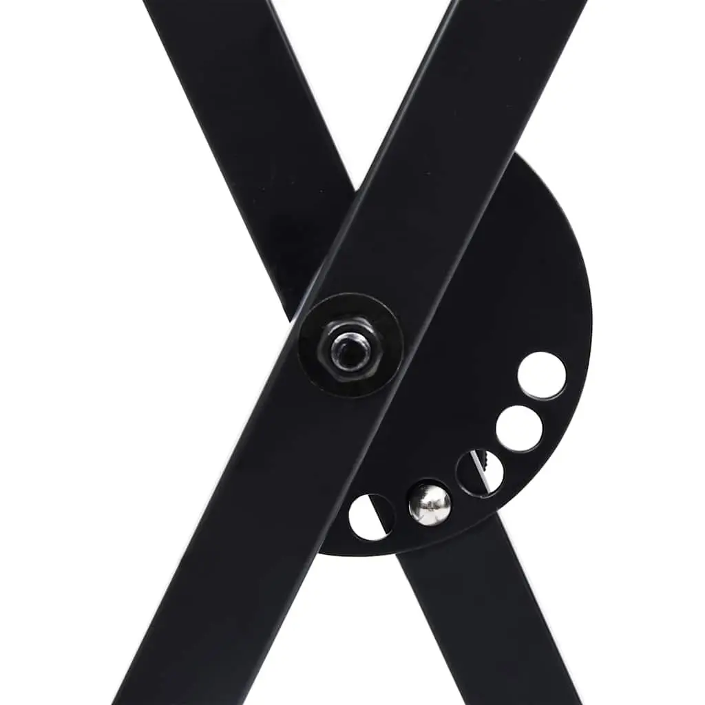 Adjustable Keyboard Stand and Stool Set Black Music Performance Practice