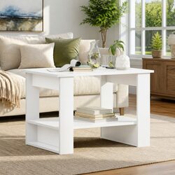 Concise and Stylish White Coffee Table