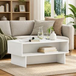 Compact and Modern Coffee Table with Storage Options