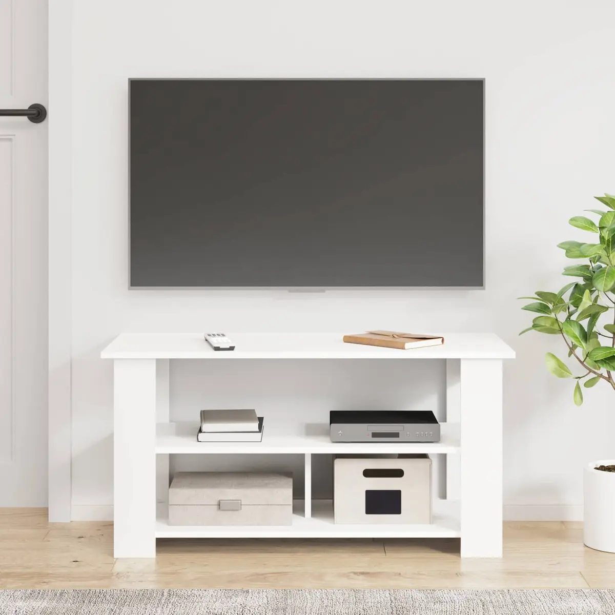 TV Stand in White