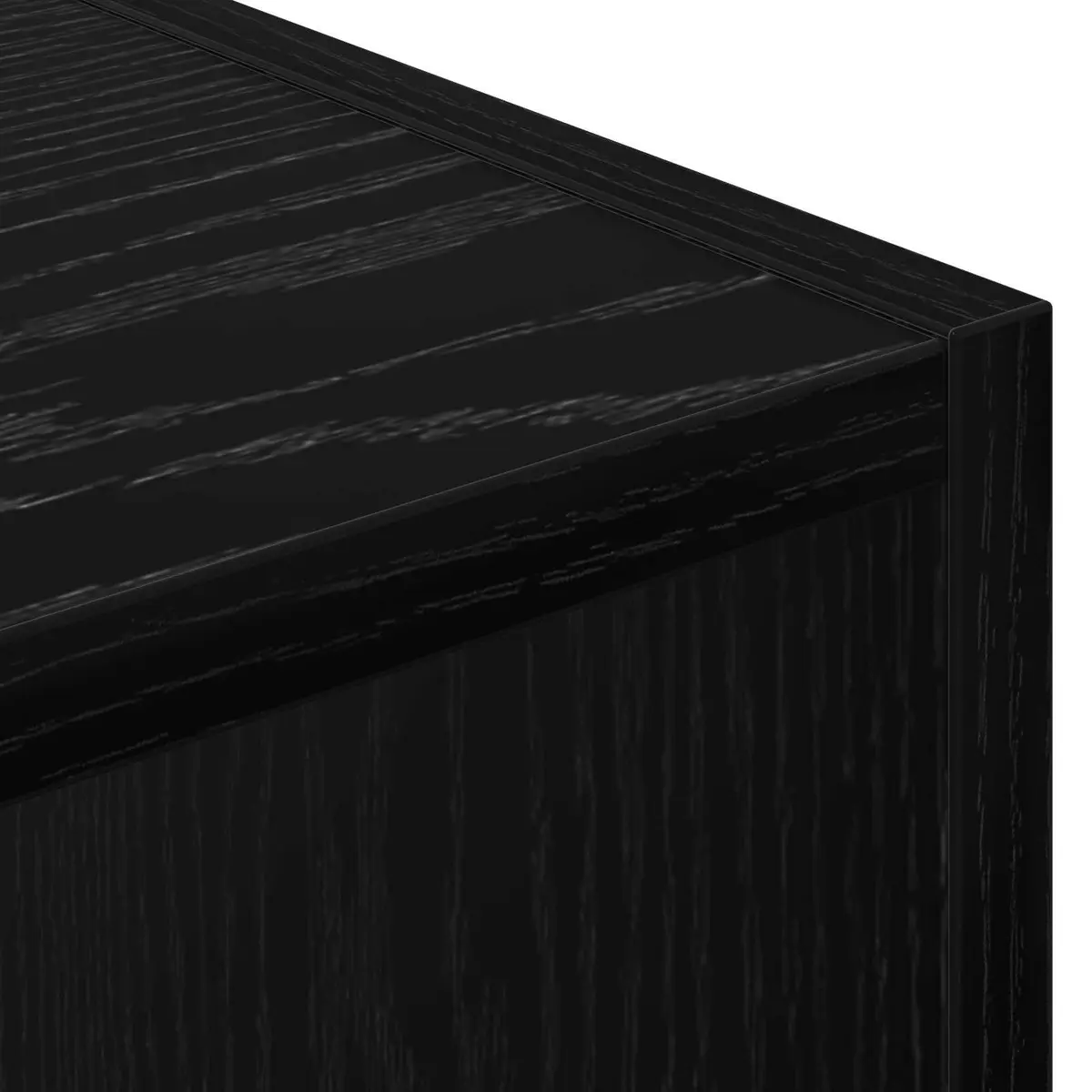 Sideboard Black 90 x 30 x 90 cm Modern Storage Cabinet