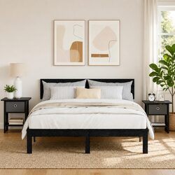 Black Modern Bedside Tables - Simple and Sleek