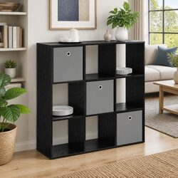 Compact Black Oak Sideboard Storage - Simple and Effective