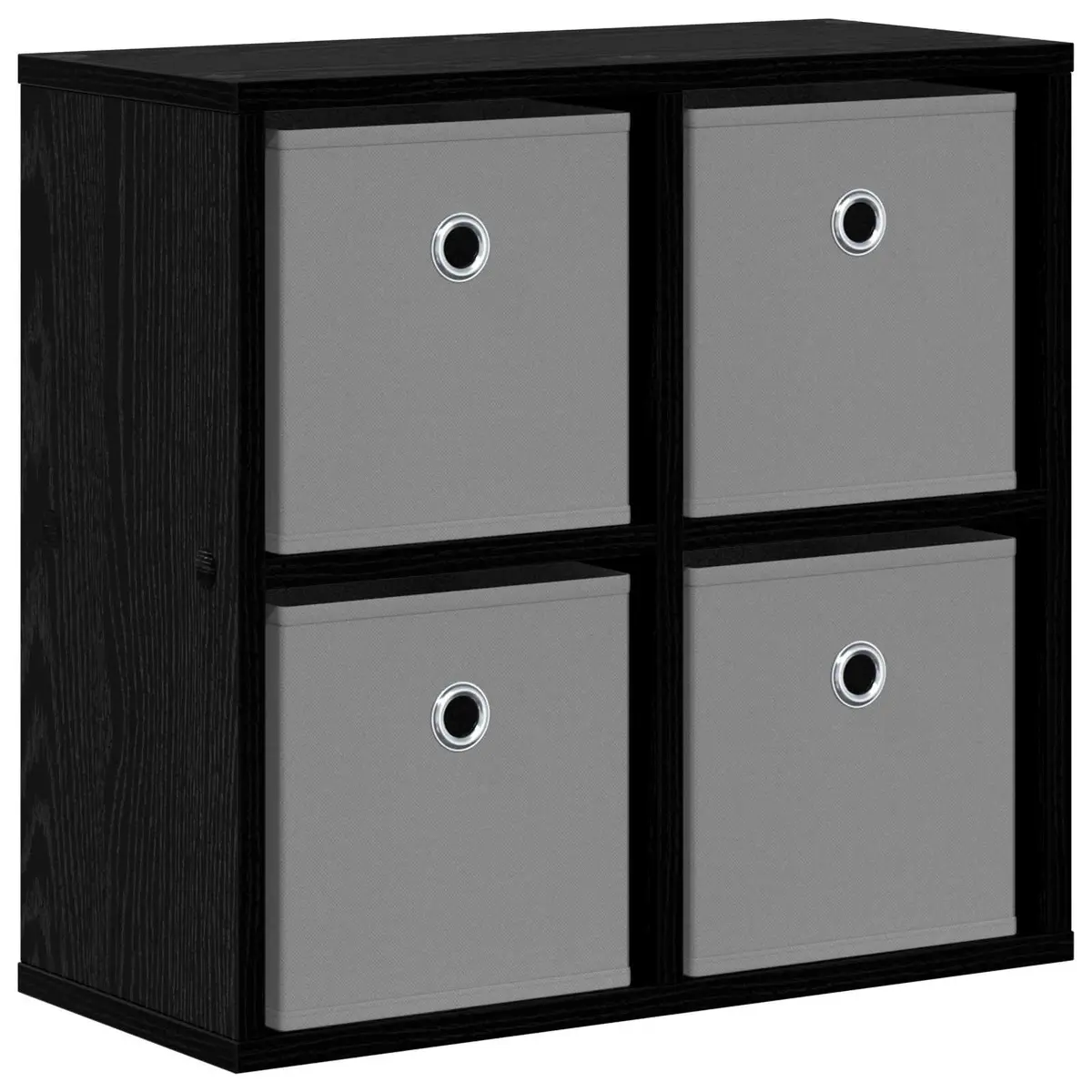 Sideboard with Drawer Black Oak Storage Cabinet Living Room Buffet 49.5 x 22 x