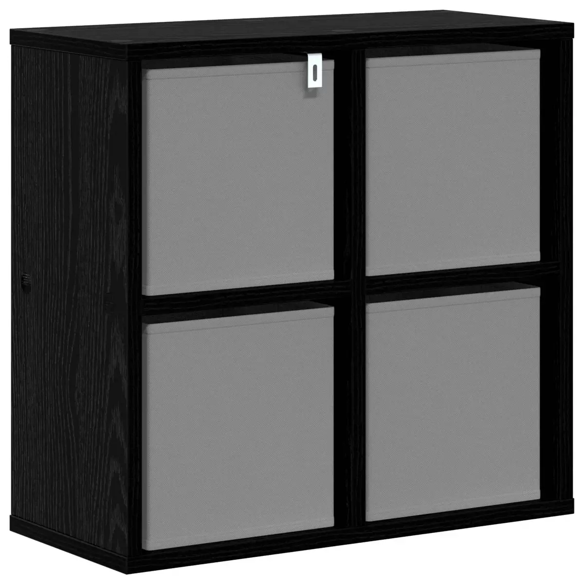 Sideboard with Drawer Black Oak Storage Cabinet Living Room Buffet 49.5 x 22 x