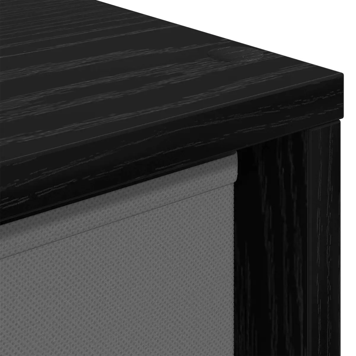 Sideboard with Drawer Black Oak Storage Cabinet Living Room Buffet 49.5 x 22 x