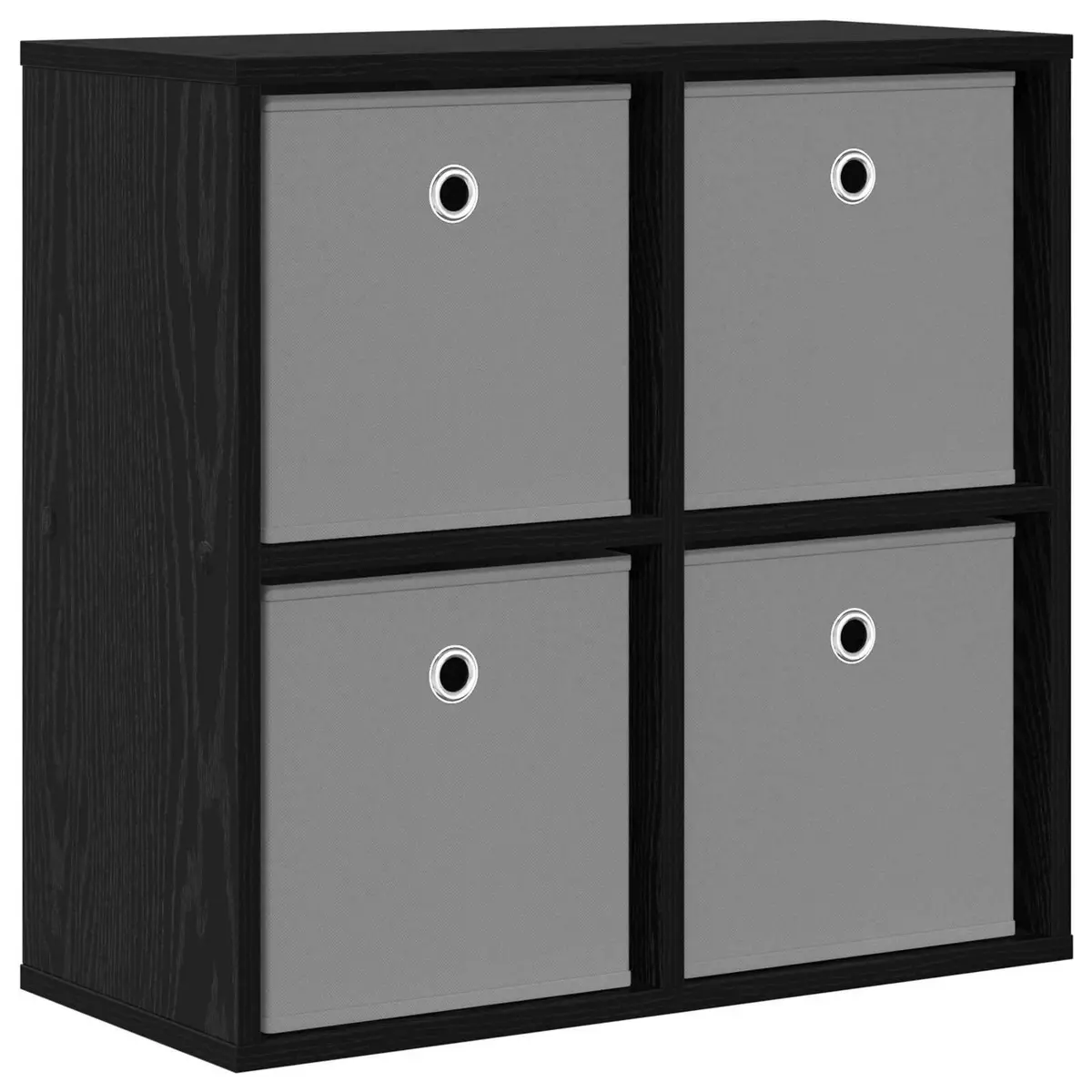 Sideboard with Drawer Black Oak Storage Cabinet Living Room Furniture