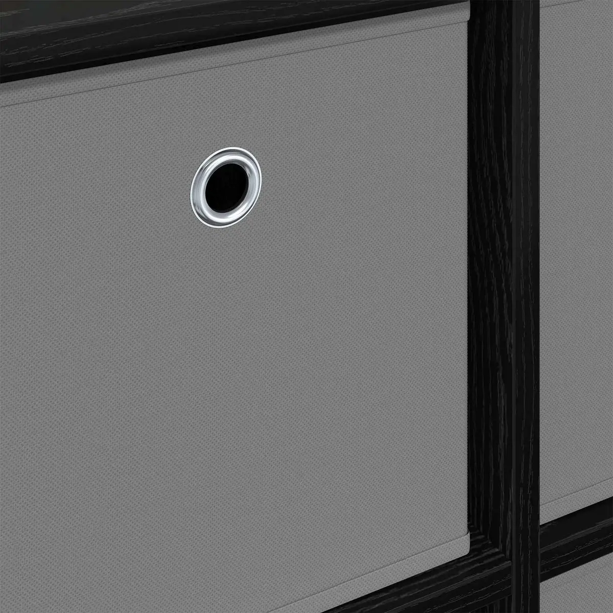 Sideboard with Drawer Black Oak Storage Cabinet Living Room Furniture