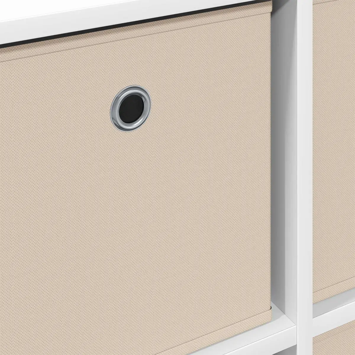 White Sideboard 68.5cm Modern Storage Cabinet with Drawer Adjustable Shelves