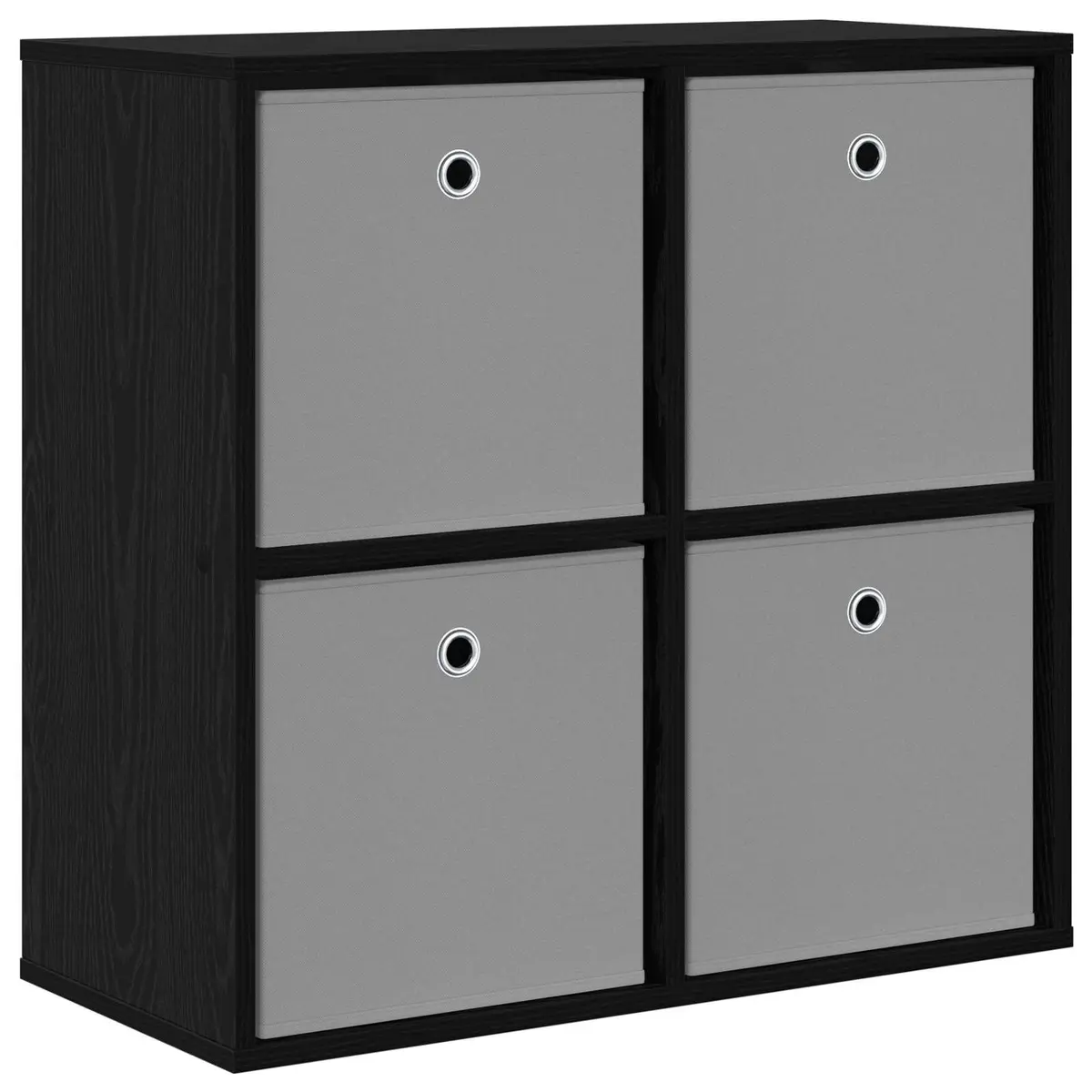 Sideboard Black Modern Storage Cabinet with Drawer for Living Room