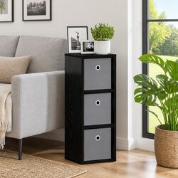 Black Oak Sideboard with Drawer: Modern and Practical