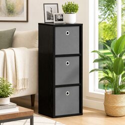Compact Black Oak Sideboard with Modern Design