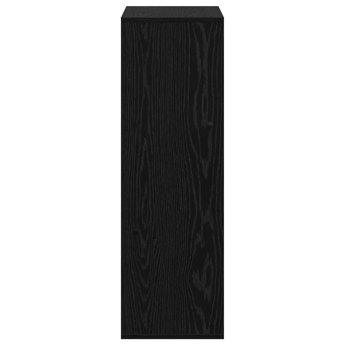 Sideboard Black Oak Modern Storage Cabinet with Drawer and Shelves