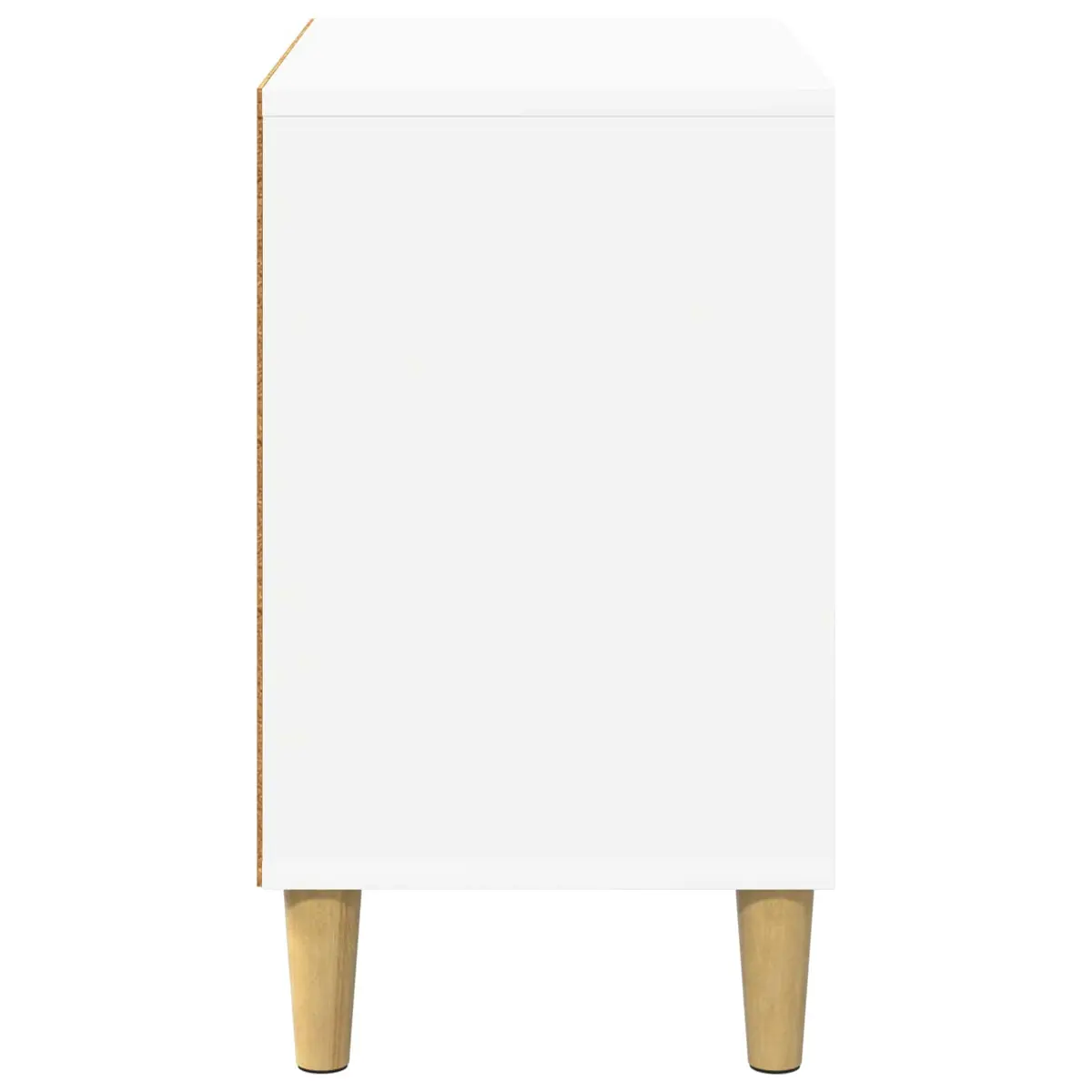 Cat House Modern White Pet Furniture Hideaway Retreat Engineered Wood 51x30x52cm