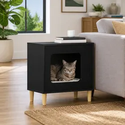 Sleek Cat House: Stylish, Spacious, and Durable