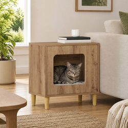 Brown Cat House: Perfect Space for Your Feline