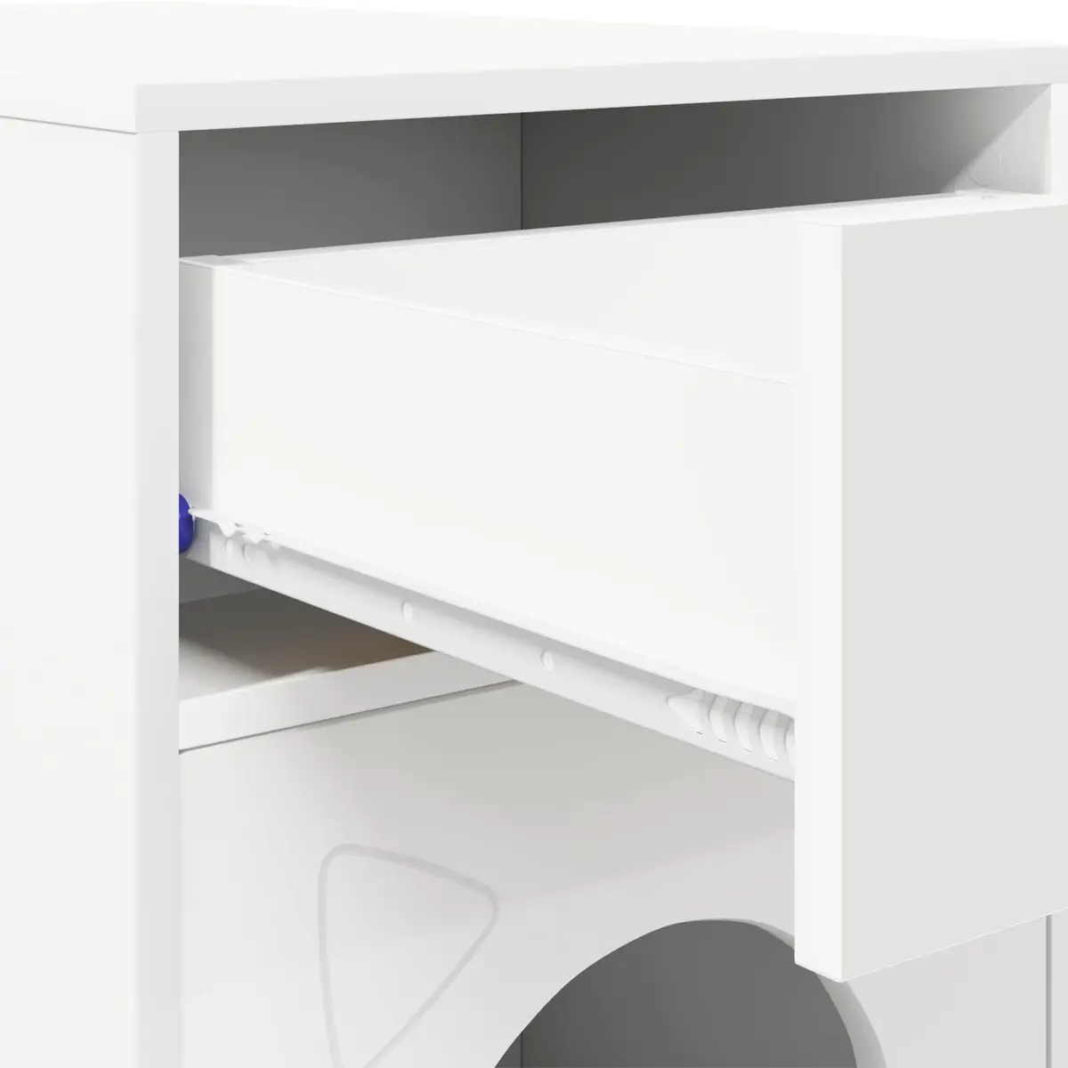 Cat House White Indoor Furniture Engineered Wood Hideaway Shelter
