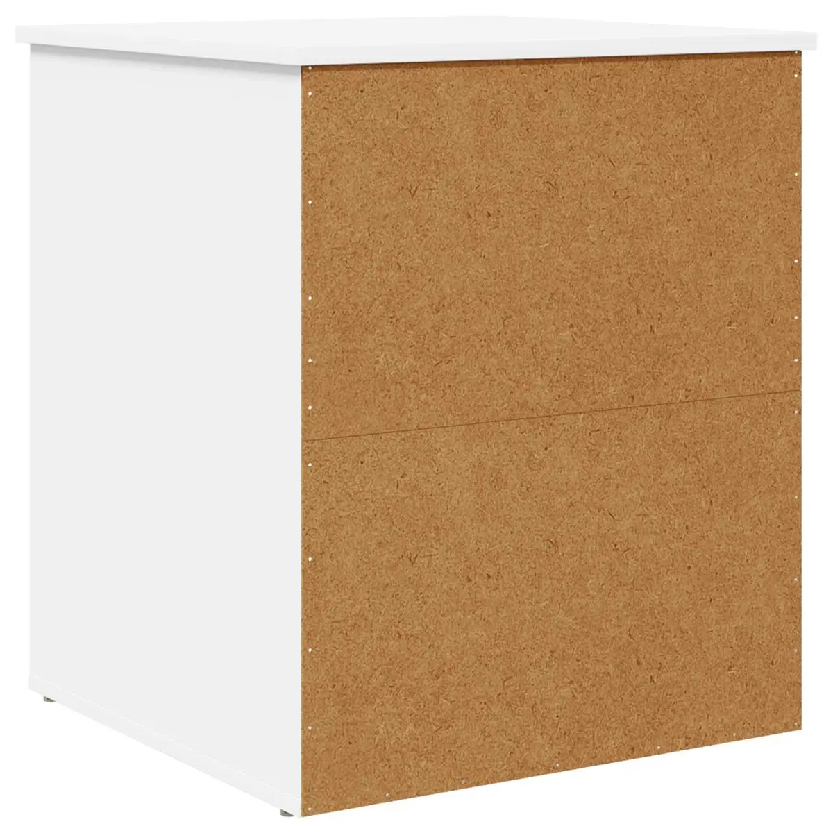 Cat House White Modern Design Engineered Wood Indoor Pet Furniture 53x52x62cm